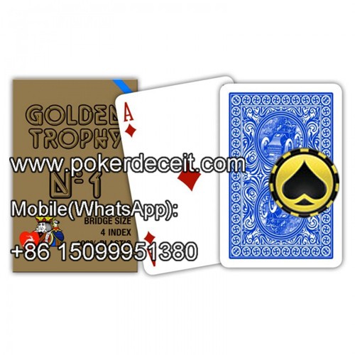 Modiano golden trophy marked cards