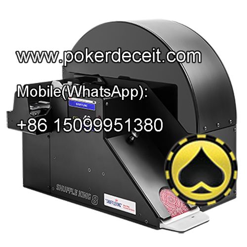 Automatic Baccarat shuffler poker scanner