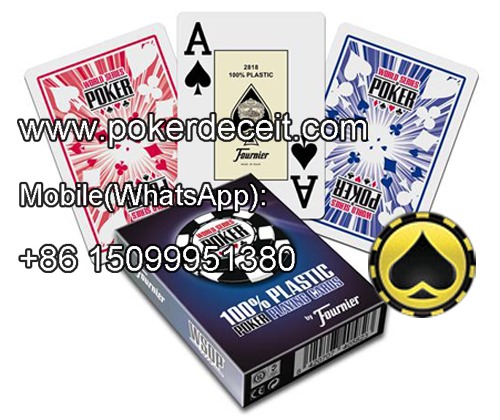 Fournier WSOP marked poker cards