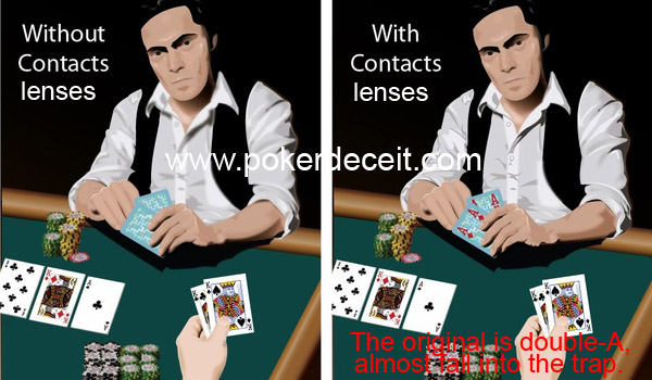 Poker cheating playing cards