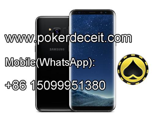 Samsung cell phone with HD poker scanning camera inside