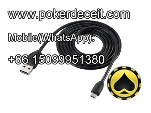 USB cable poker spy lens for playing cards analzyer