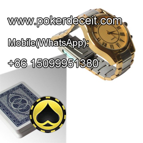 Watch poker scanner camera