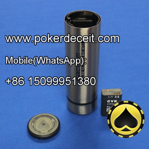Water bottle poker camera lens